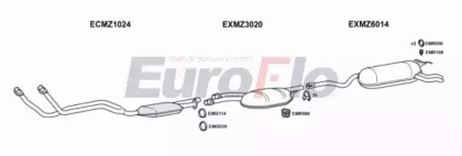 Система выпуска ОГ EuroFlo MZE3232 4001